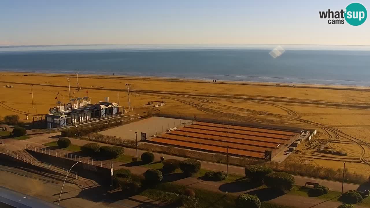 La camera en vivo de la playa de Bibione – Italia