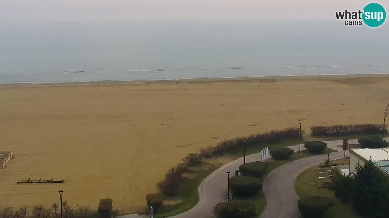 La spiaggia di Bibione webcam live e piazzale Zenit