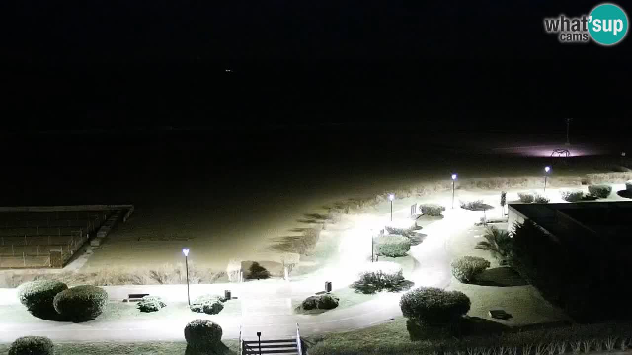 The beach of Bibione webcam – Italy