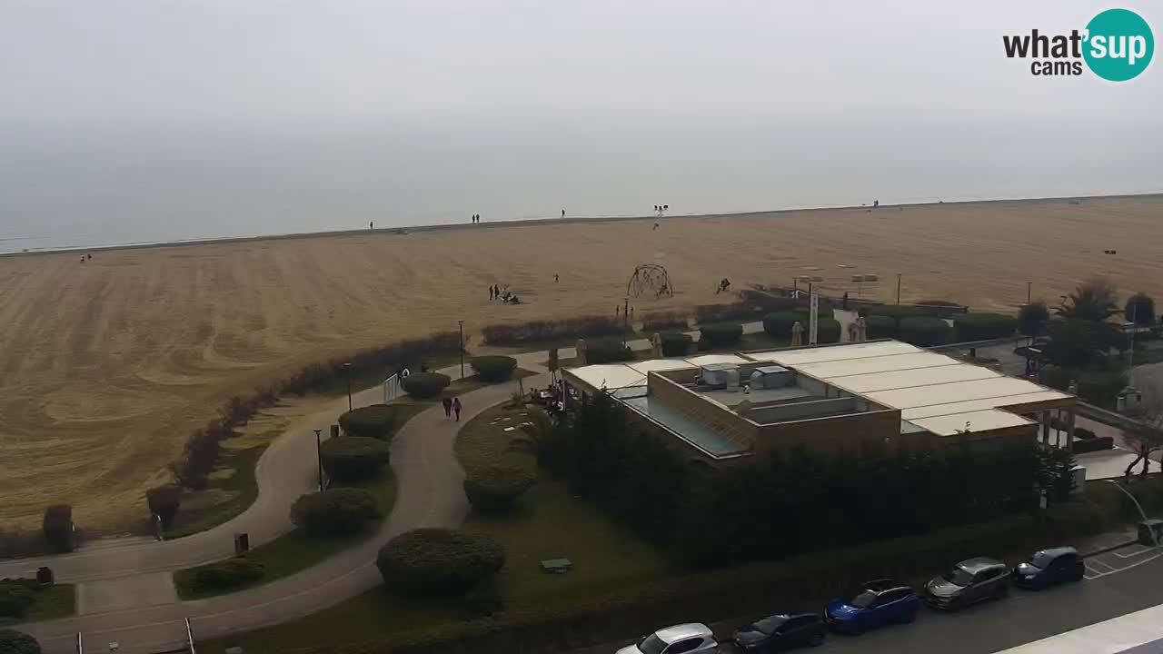 The beach of Bibione webcam – Italy