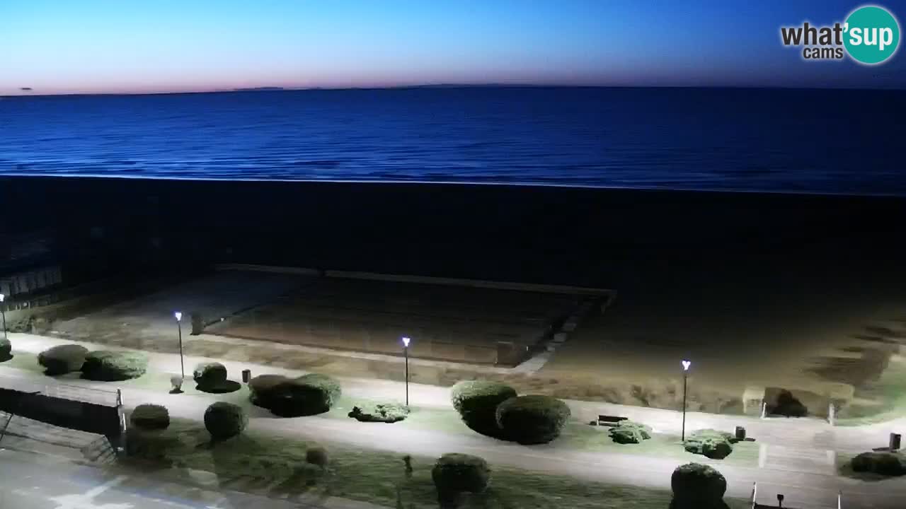 La camera en vivo de la playa de Bibione – Italia