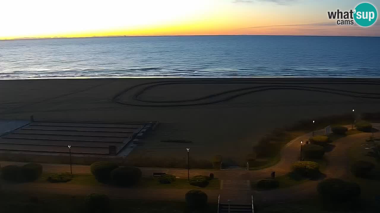 La camera en vivo de la playa de Bibione – Italia