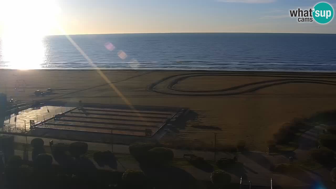 La camera en vivo de la playa de Bibione – Italia