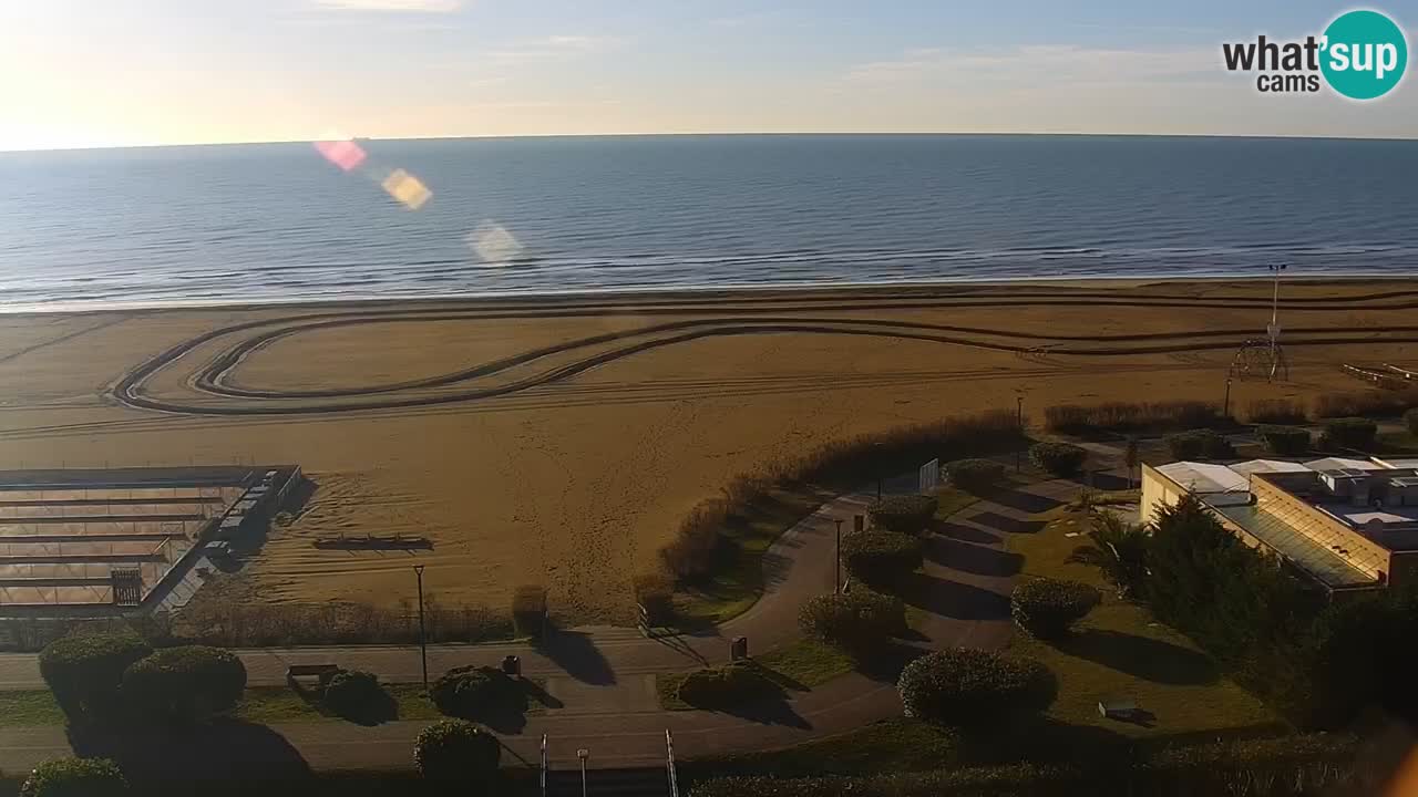 La camera en vivo de la playa de Bibione – Italia