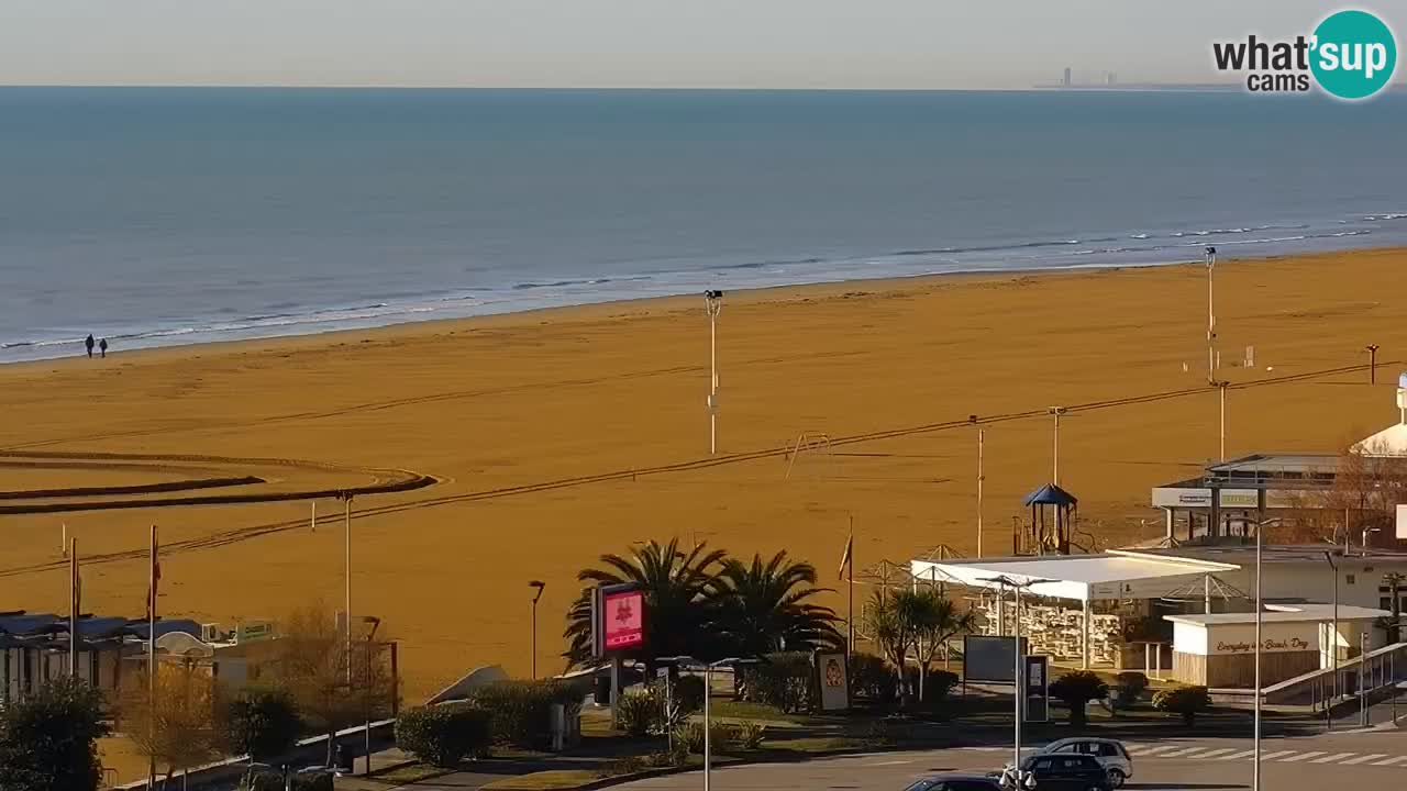 The beach of Bibione webcam – Italy