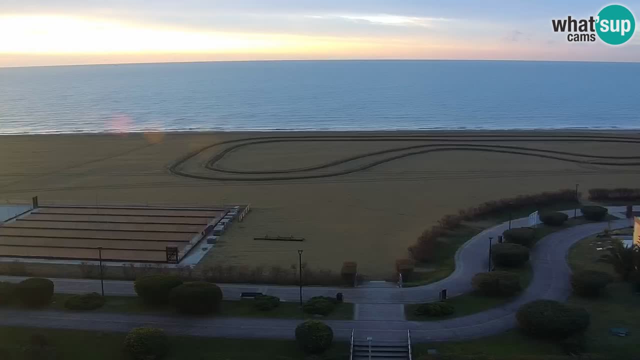 La camera en vivo de la playa de Bibione – Italia