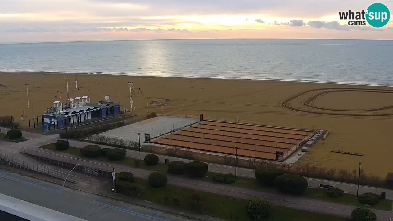 La camera en vivo de la playa de Bibione – Italia