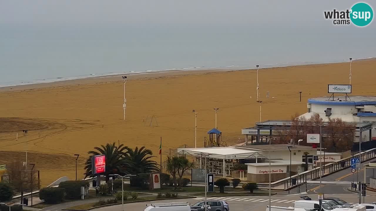 La spiaggia di Bibione webcam live e piazzale Zenit