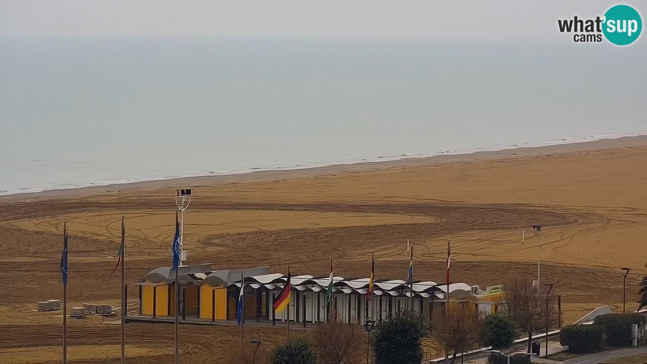 La camera en vivo de la playa de Bibione – Italia