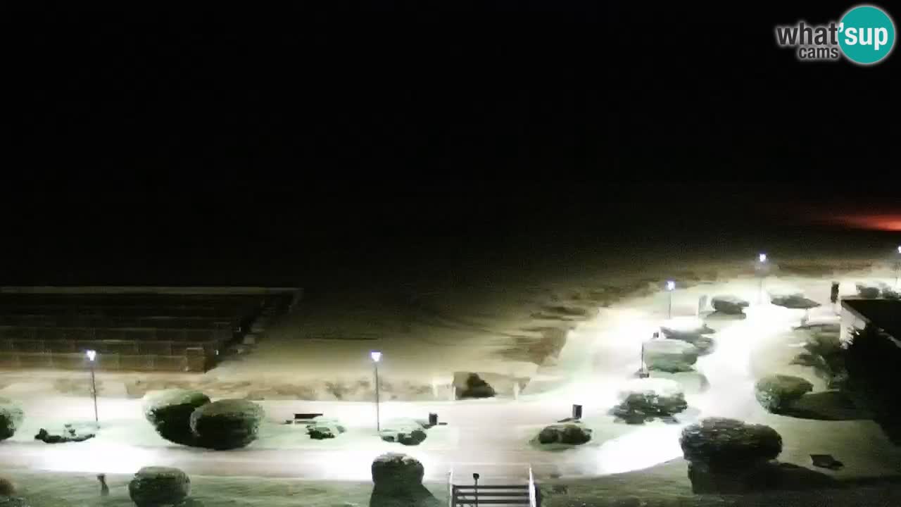 The beach of Bibione webcam – Italy