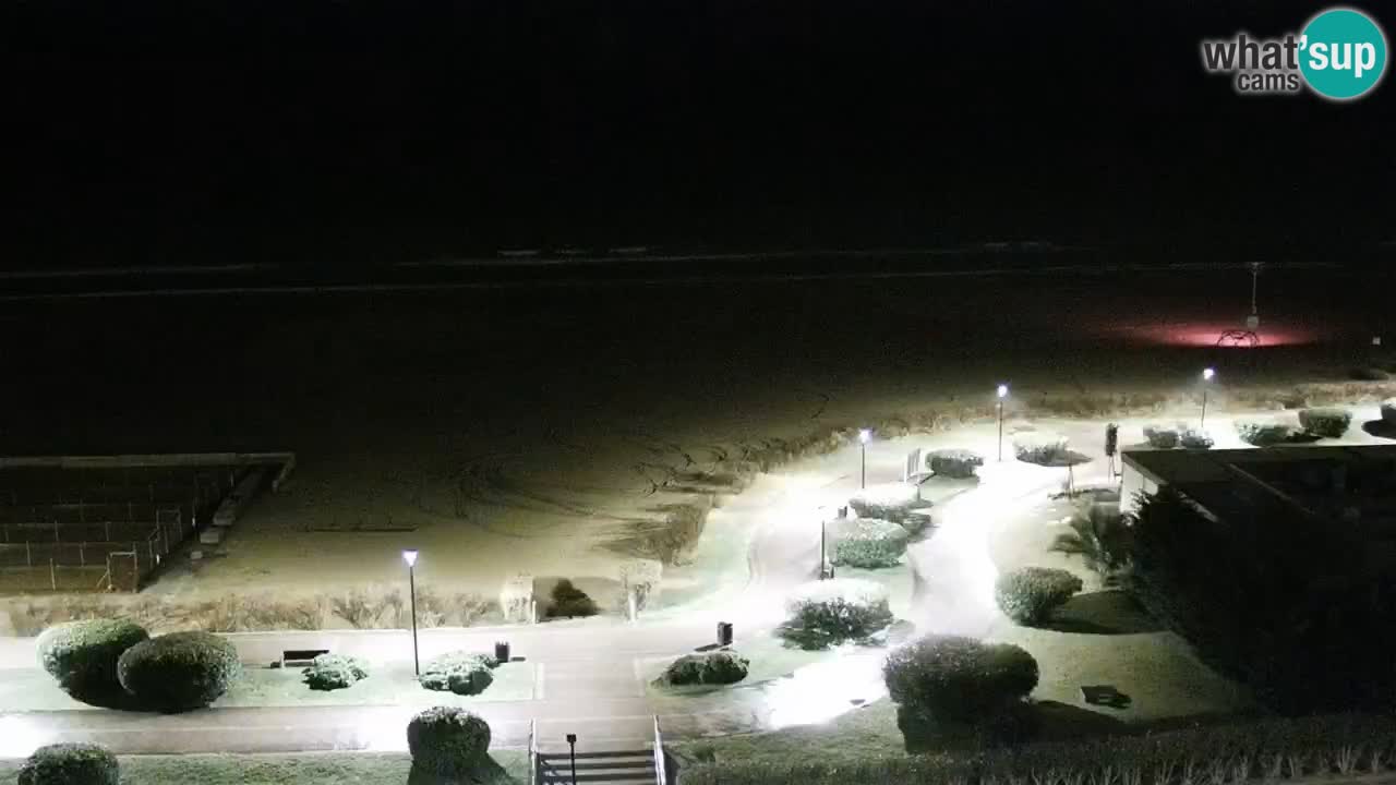 La camera en vivo de la playa de Bibione – Italia