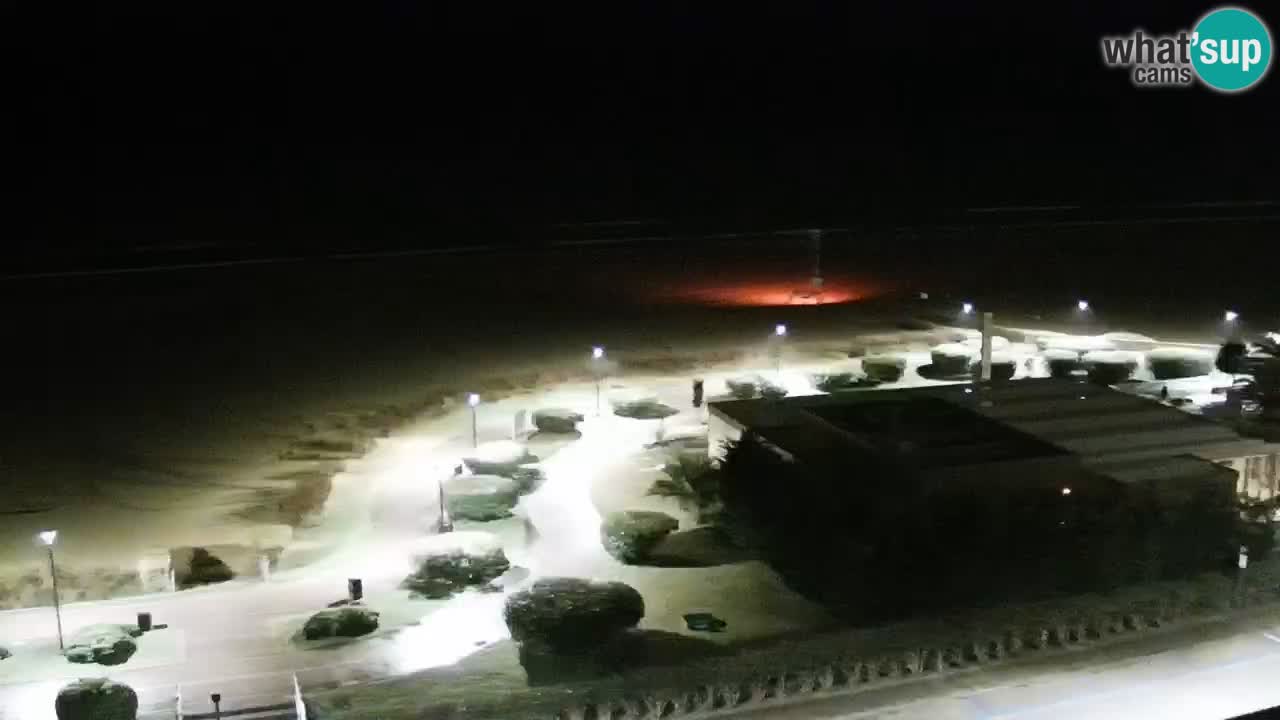 La spiaggia di Bibione webcam live e piazzale Zenit