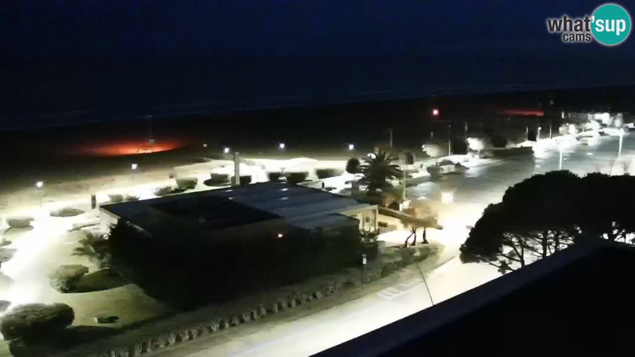 The beach of Bibione webcam – Italy