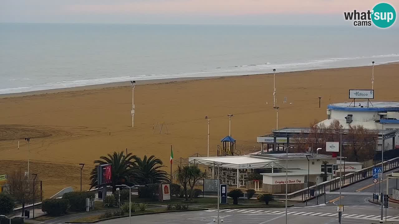 The beach of Bibione webcam – Italy