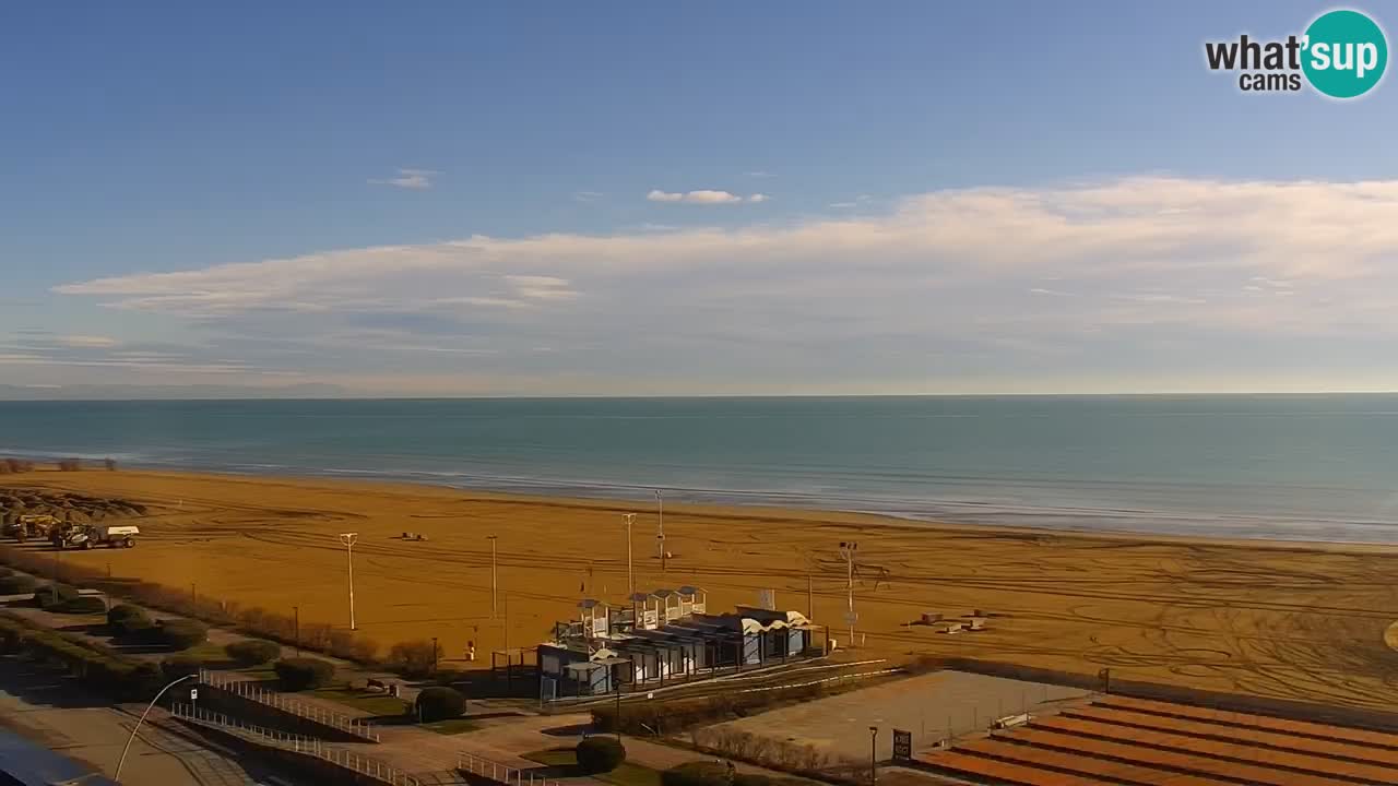 Plaža Bibione Spletna kamera – Italija