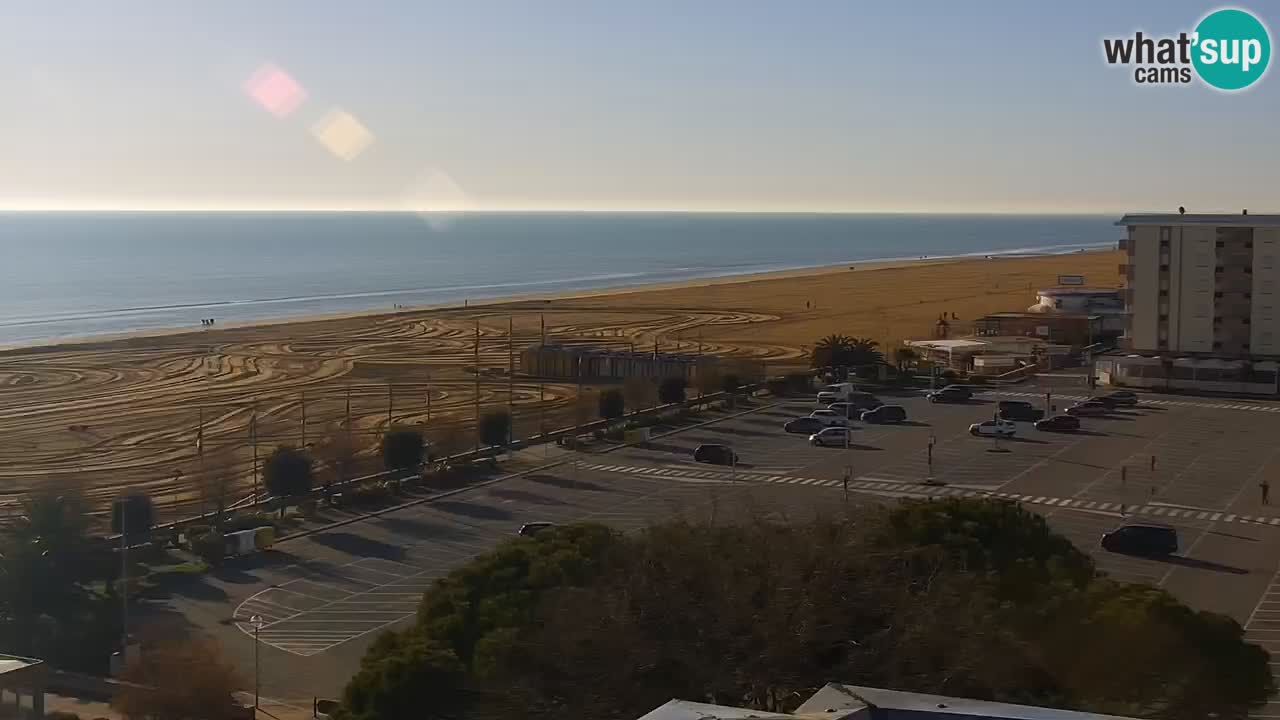 The beach of Bibione webcam – Italy