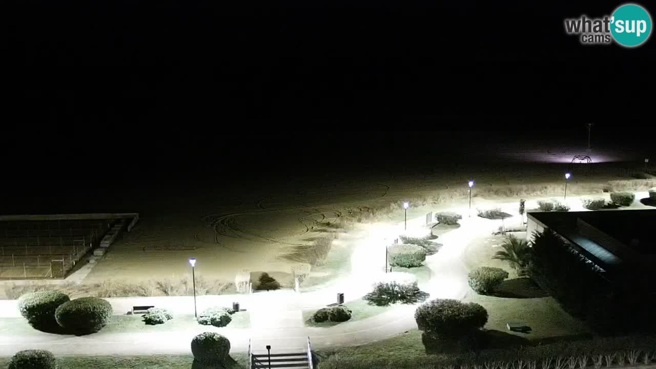 The beach of Bibione webcam – Italy