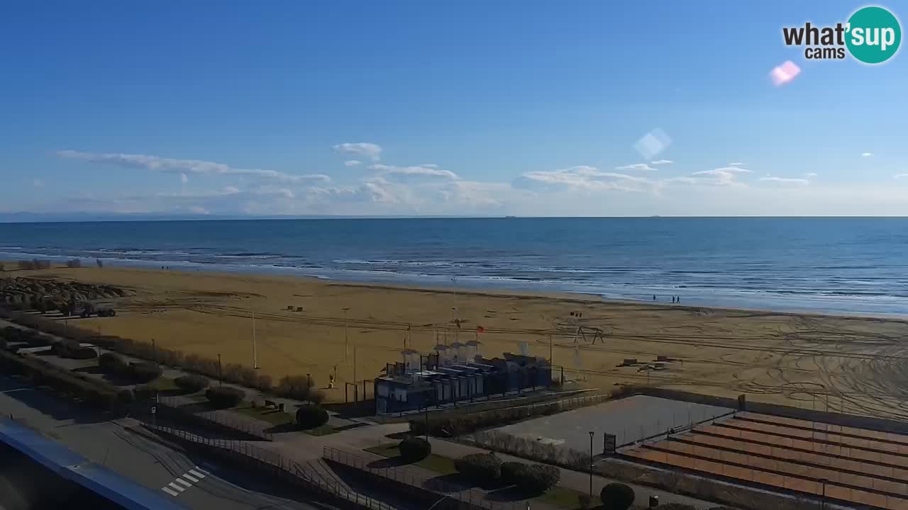 La camera en vivo de la playa de Bibione – Italia