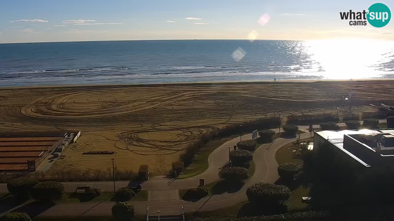 The beach of Bibione webcam – Italy