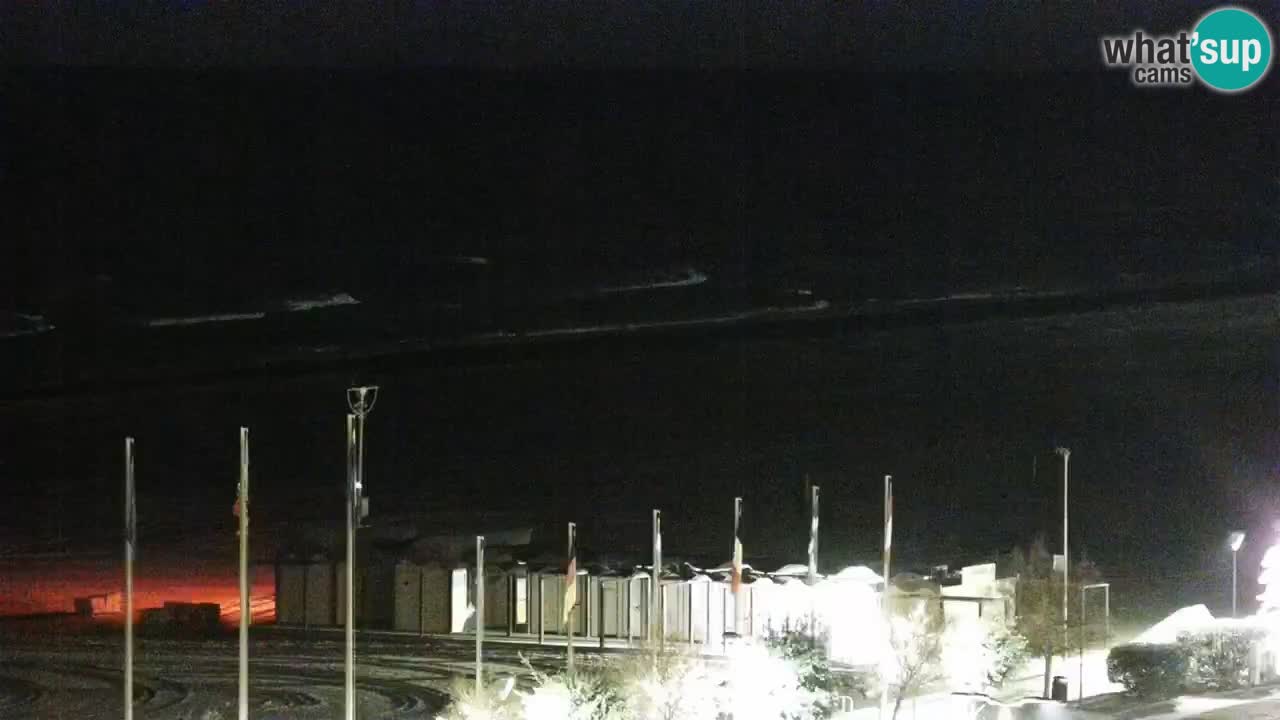 The beach of Bibione webcam – Italy