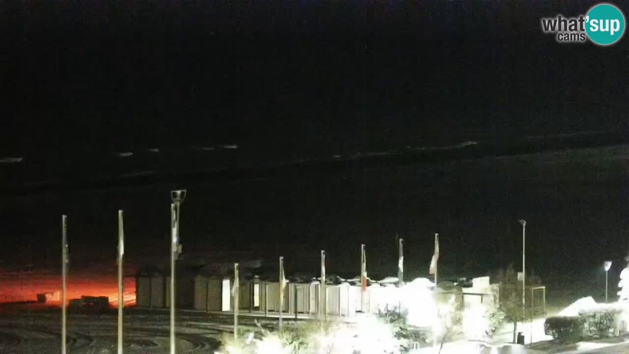 La camera en vivo de la playa de Bibione – Italia