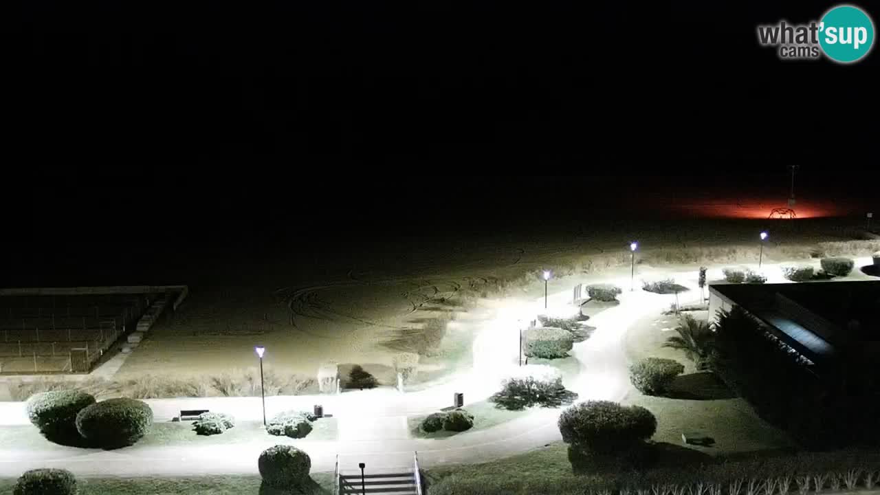 The beach of Bibione webcam – Italy