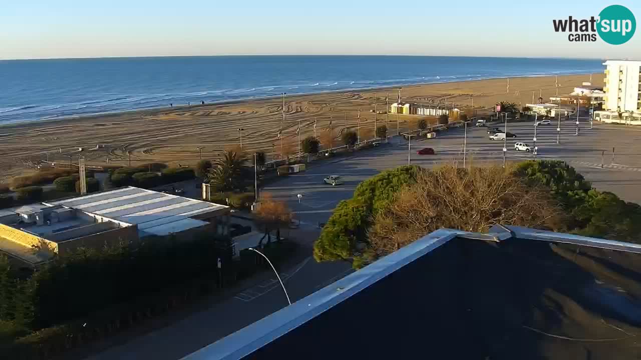 The beach of Bibione webcam – Italy