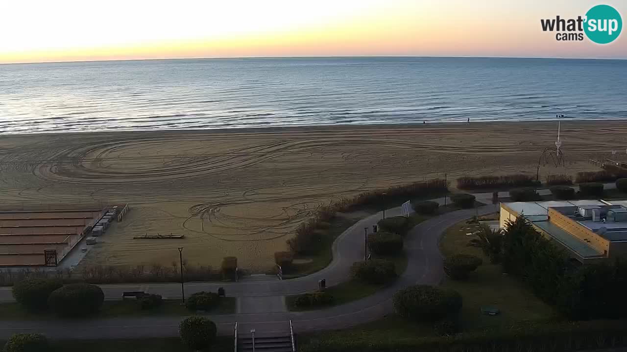 The beach of Bibione webcam – Italy