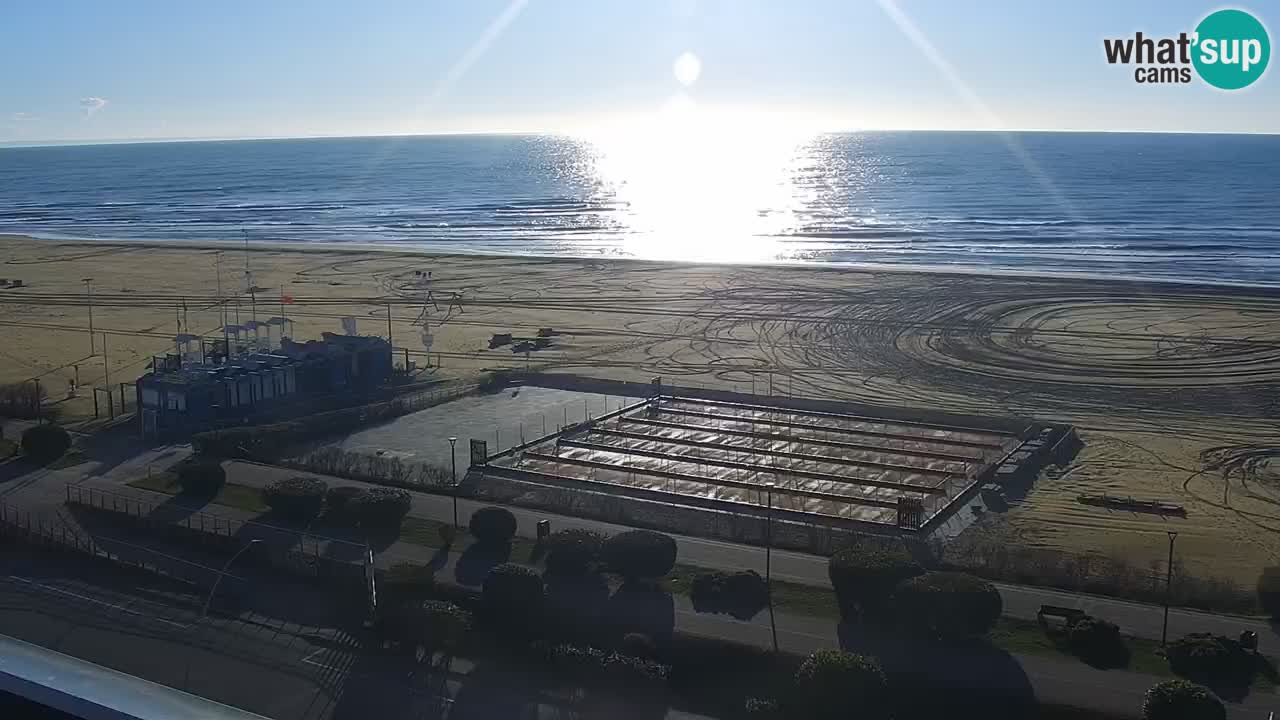 La camera en vivo de la playa de Bibione – Italia