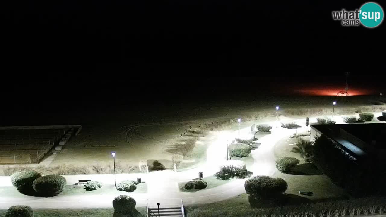 The beach of Bibione webcam – Italy