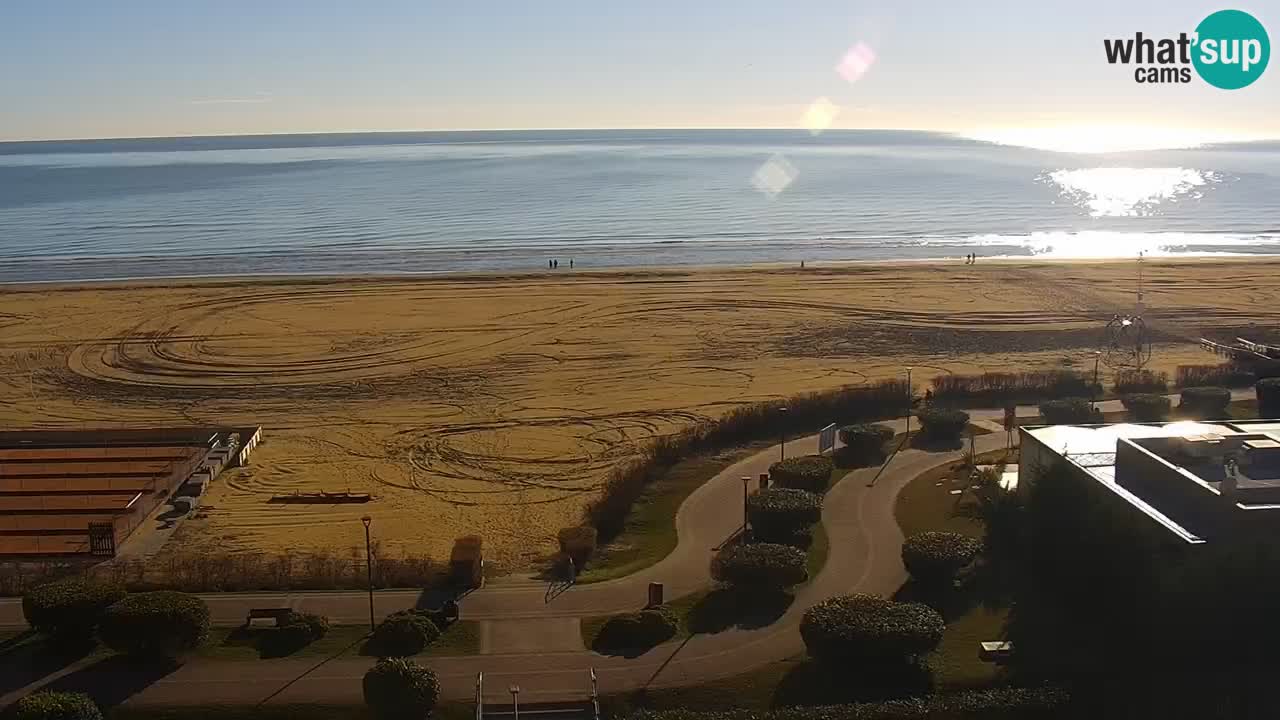 The beach of Bibione webcam – Italy