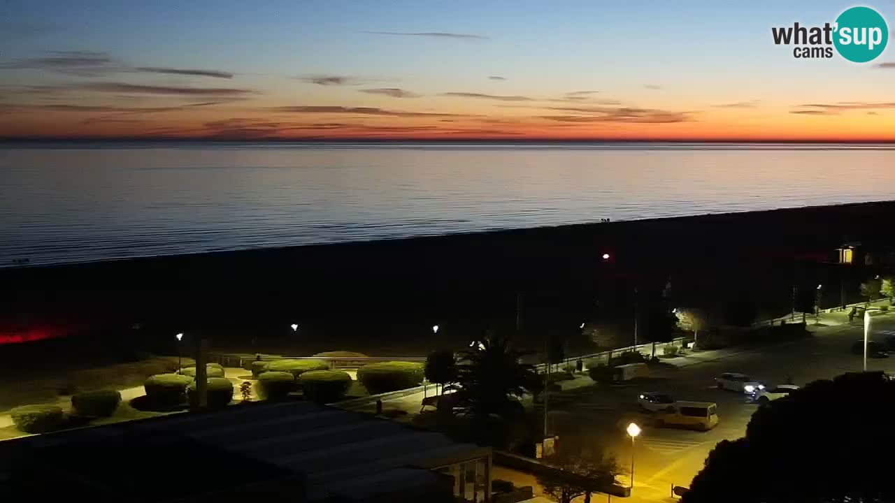 The beach of Bibione webcam – Italy