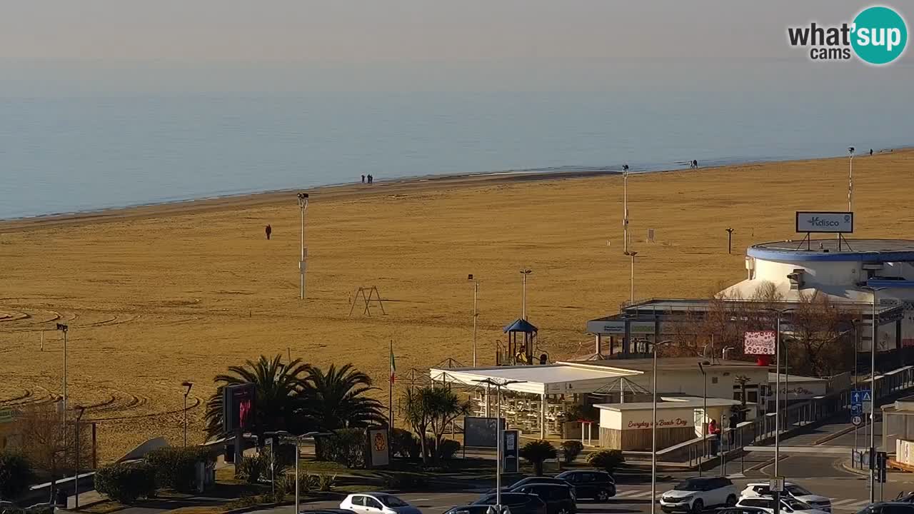 The beach of Bibione webcam – Italy