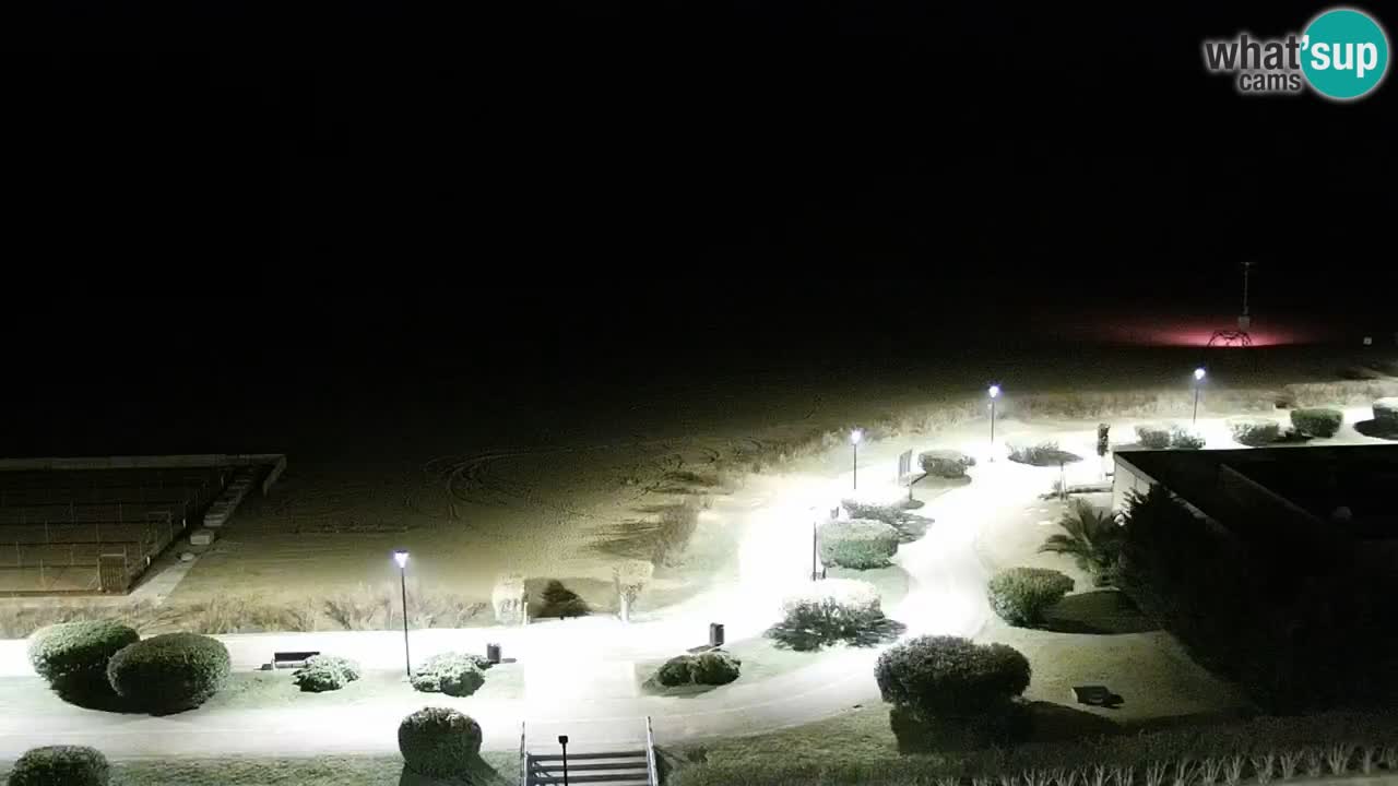 The beach of Bibione webcam – Italy