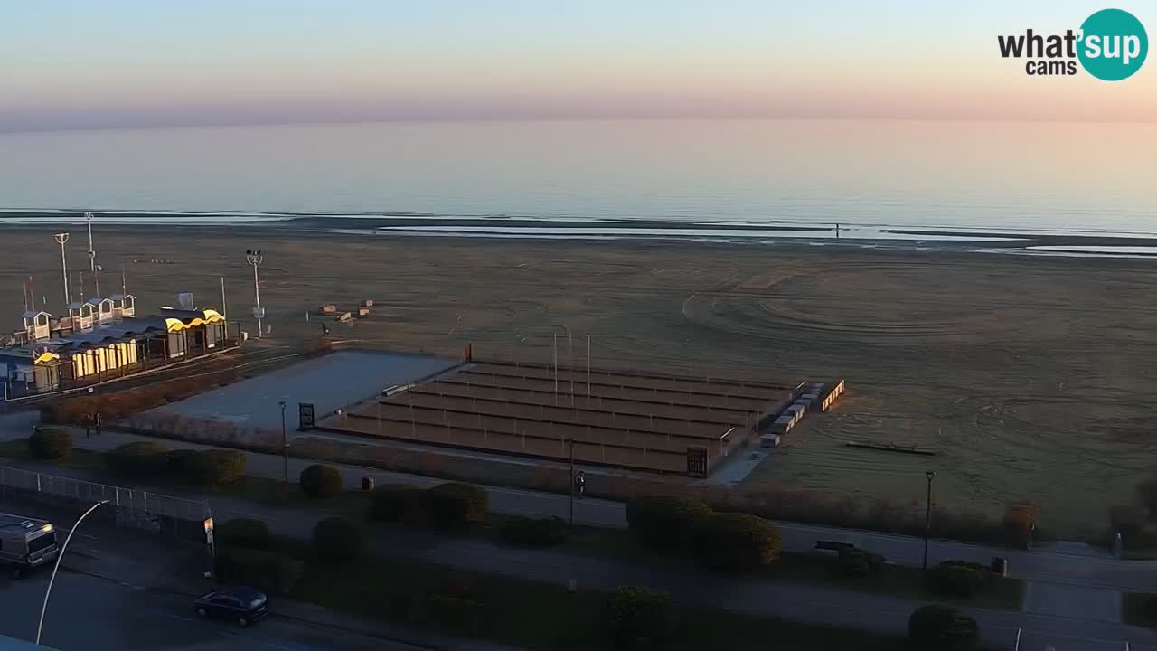 La camera en vivo de la playa de Bibione – Italia