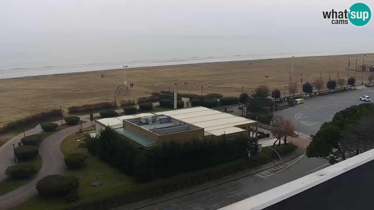 The beach of Bibione webcam – Italy