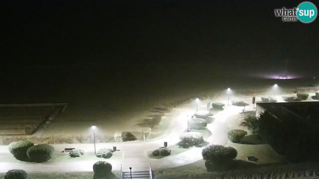 The beach of Bibione webcam – Italy