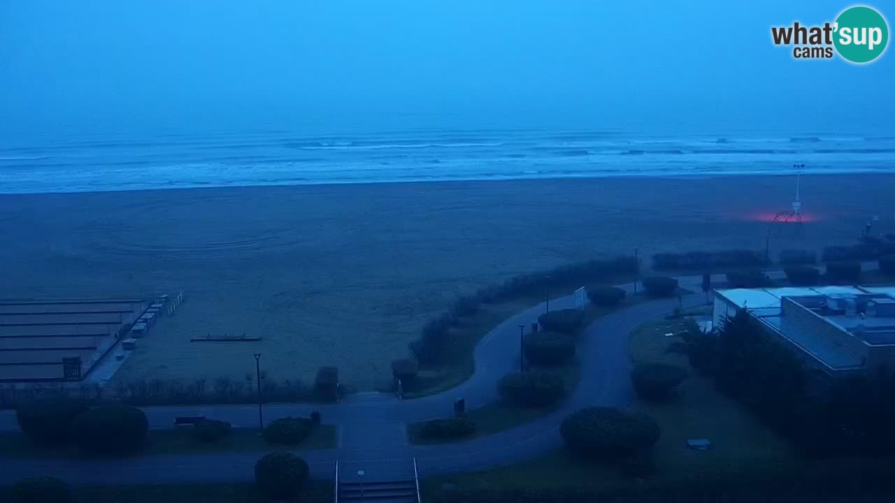 The beach of Bibione webcam – Italy