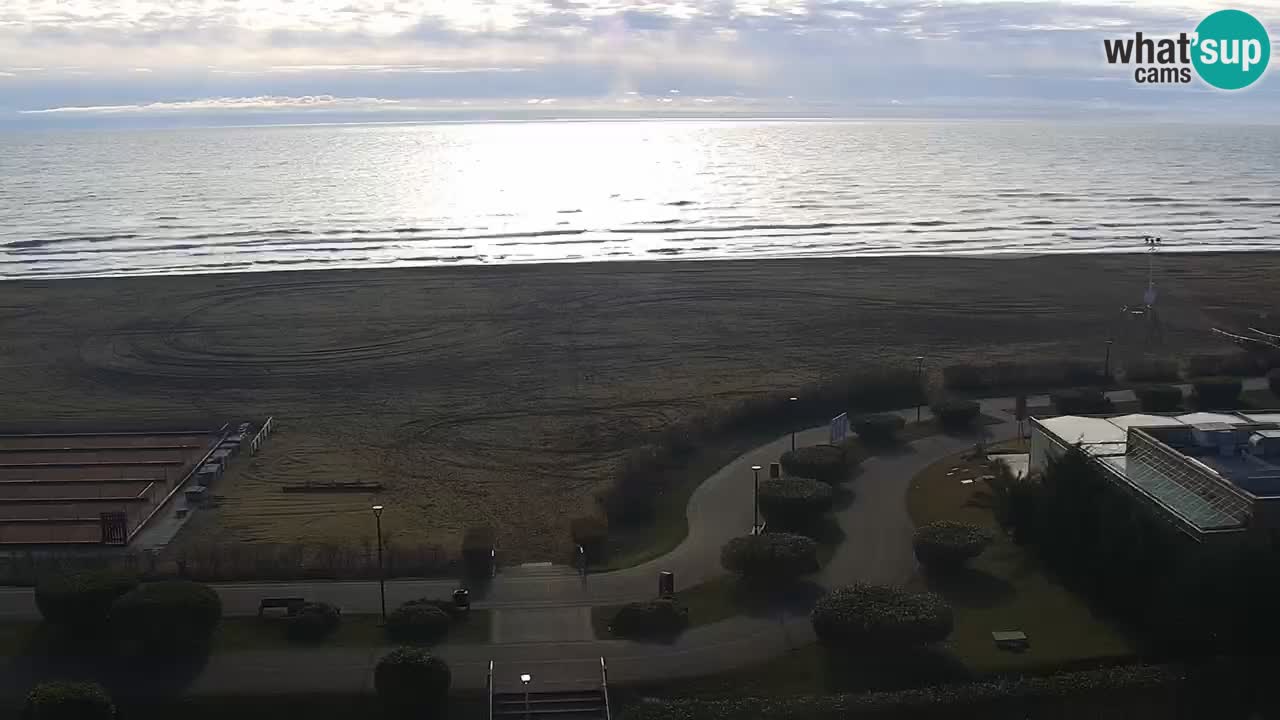 The beach of Bibione webcam – Italy