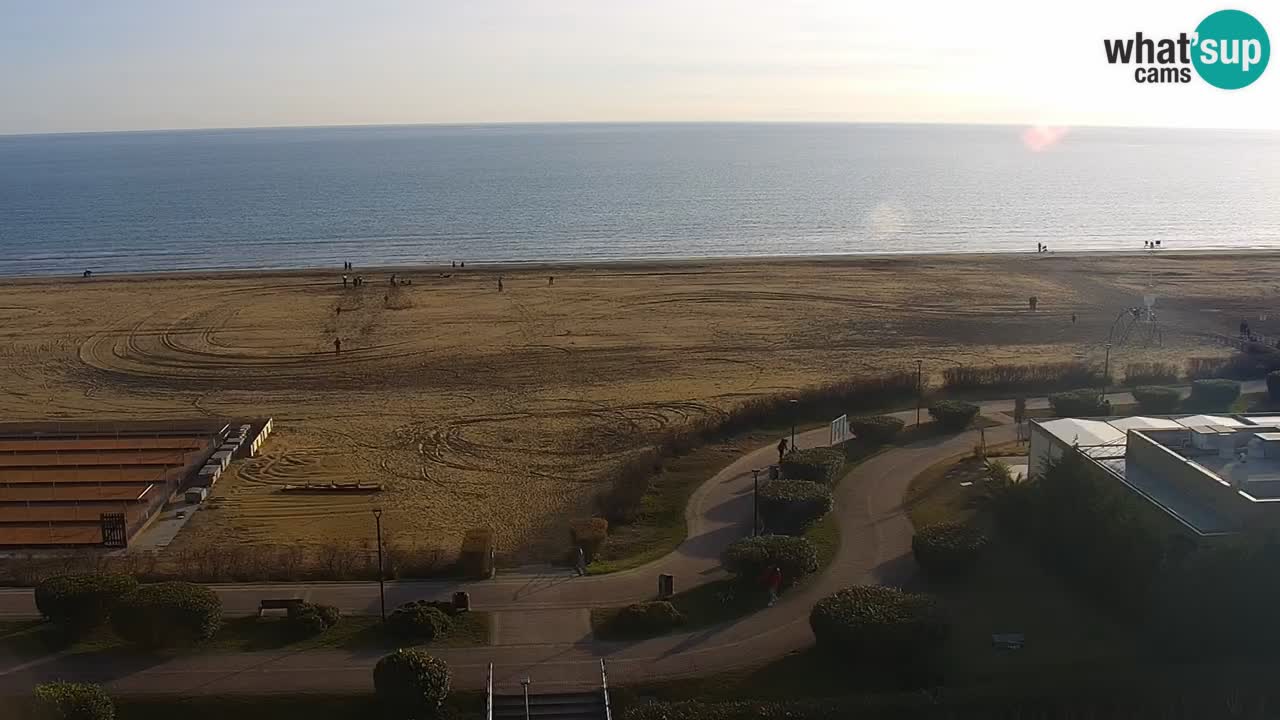 The beach of Bibione webcam – Italy