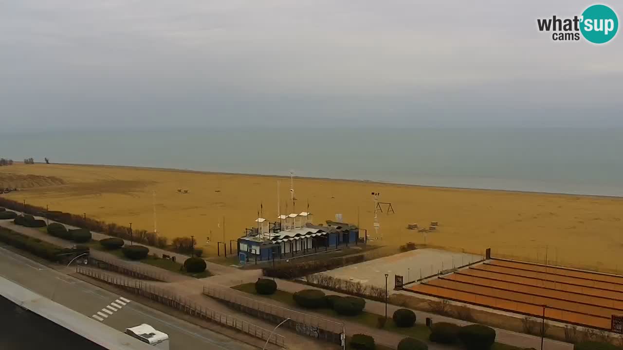 La camera en vivo de la playa de Bibione – Italia