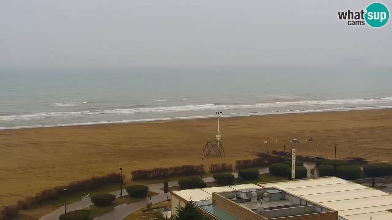 The beach of Bibione webcam – Italy