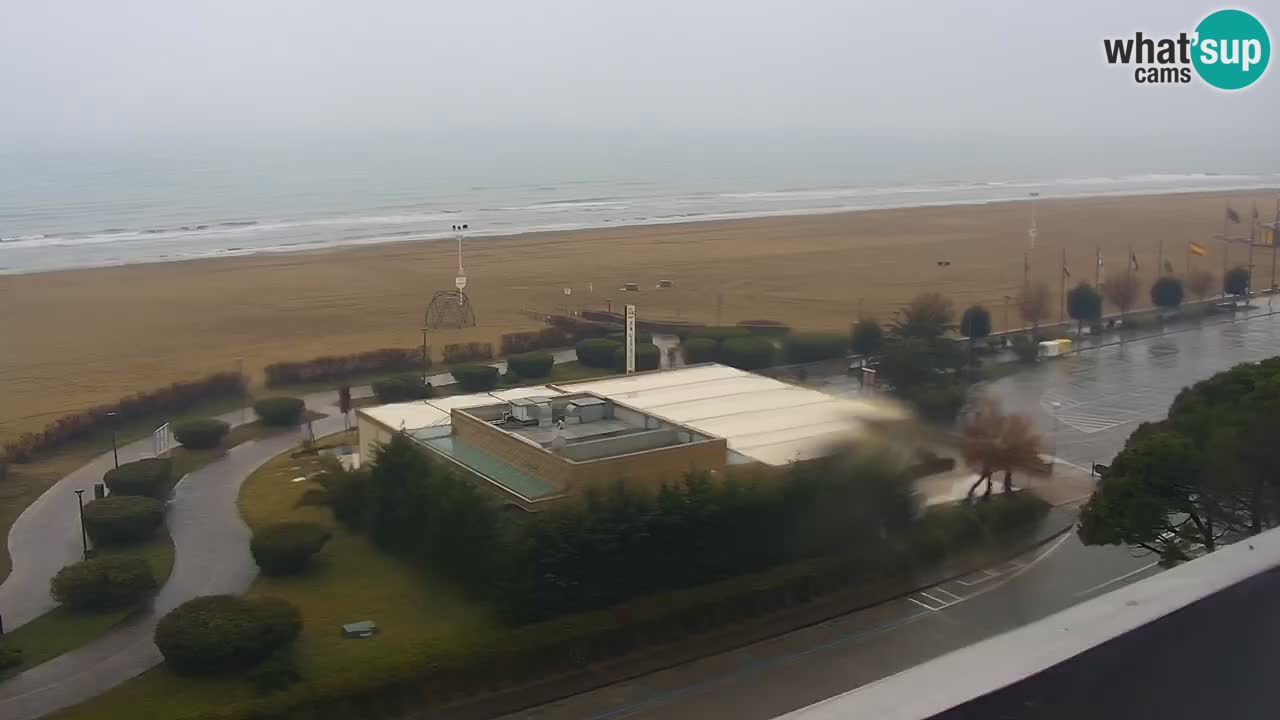 The beach of Bibione webcam – Italy