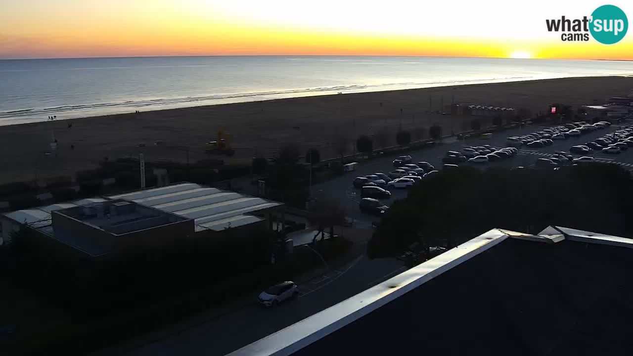 The beach of Bibione webcam – Italy