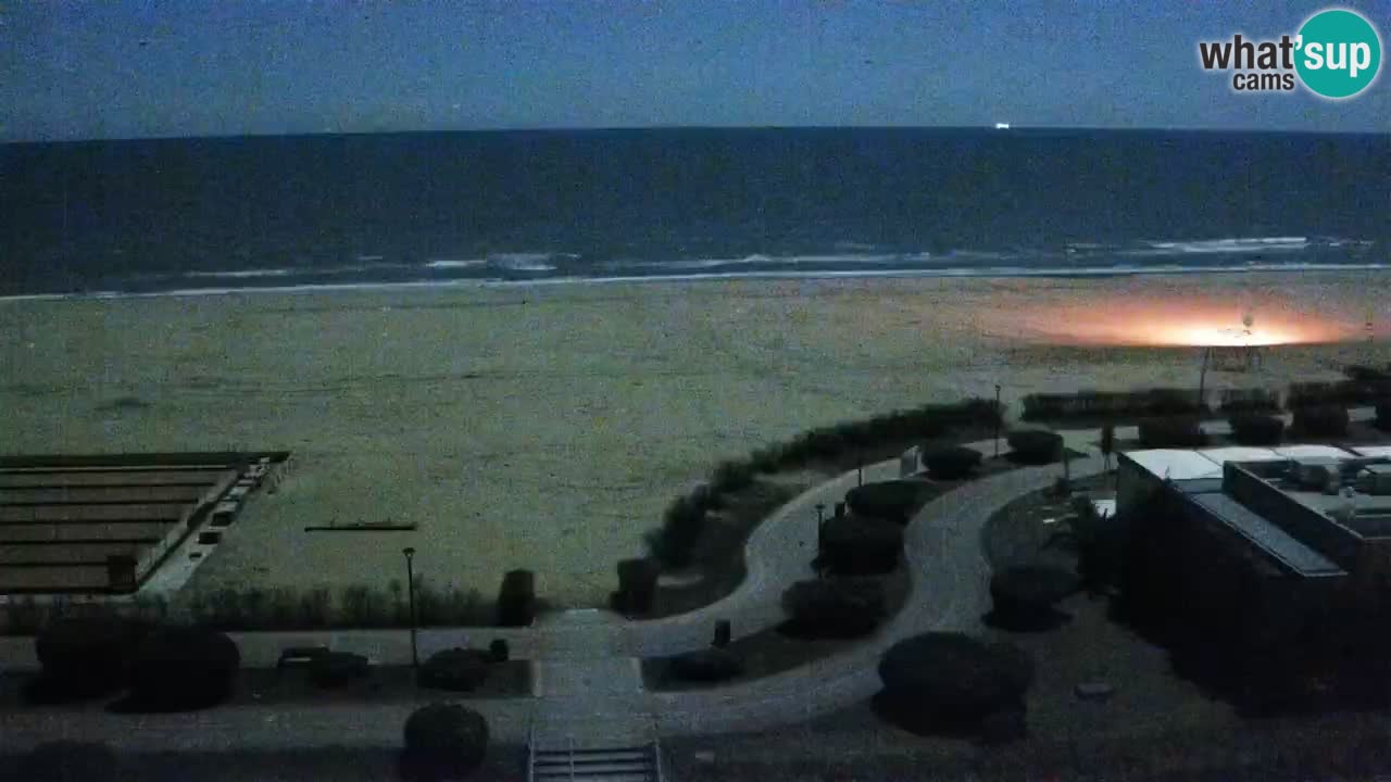 The beach of Bibione webcam – Italy