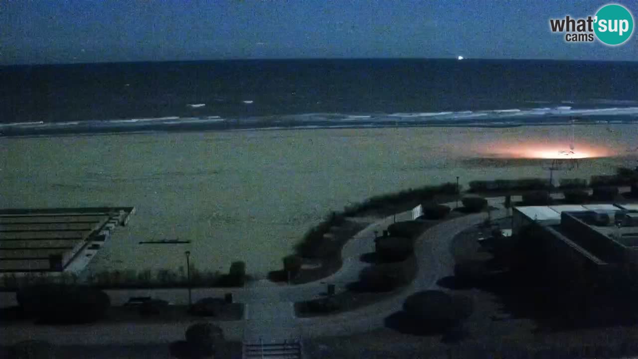 The beach of Bibione webcam – Italy