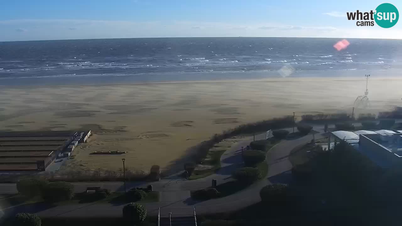 The beach of Bibione webcam – Italy