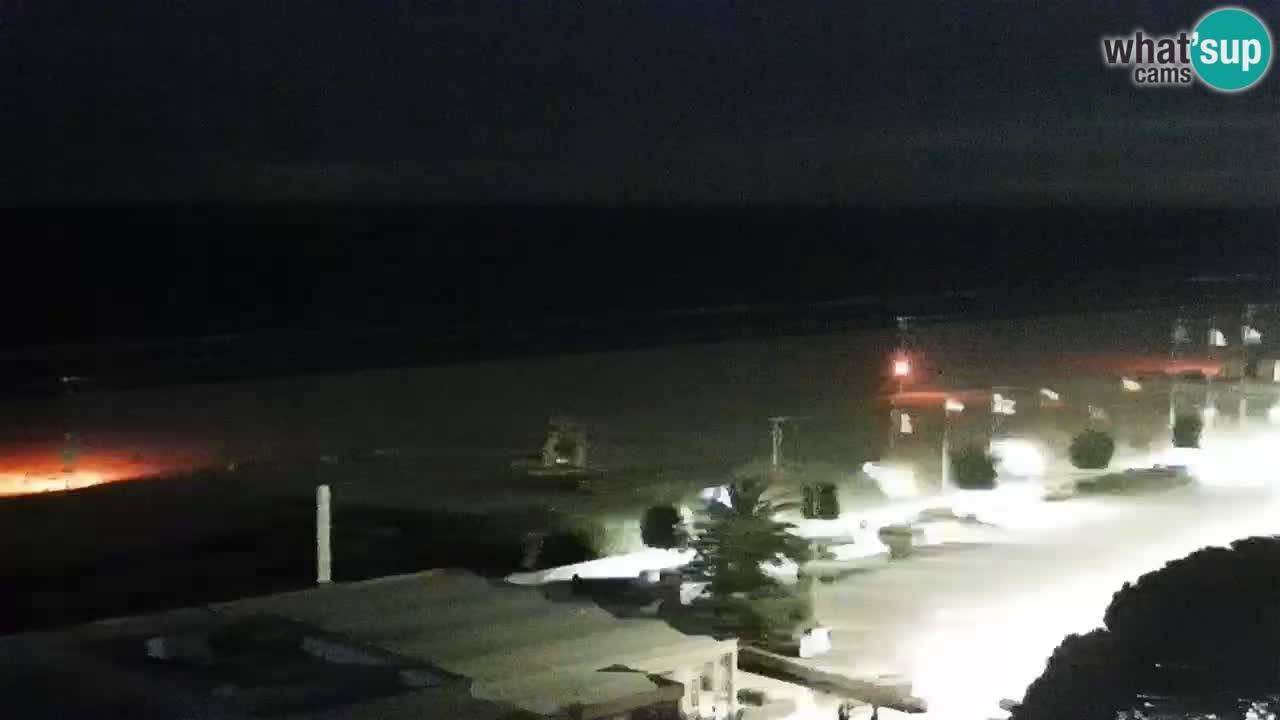 The beach of Bibione webcam – Italy