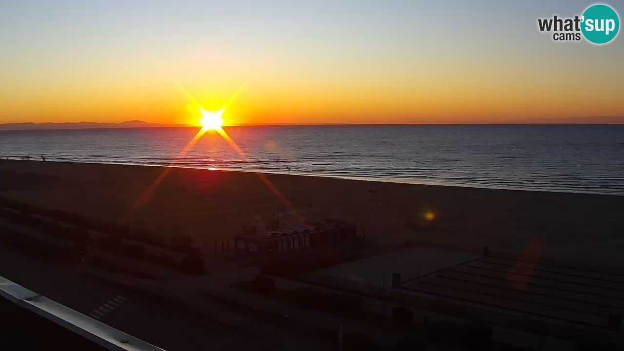 La camera en vivo de la playa de Bibione – Italia