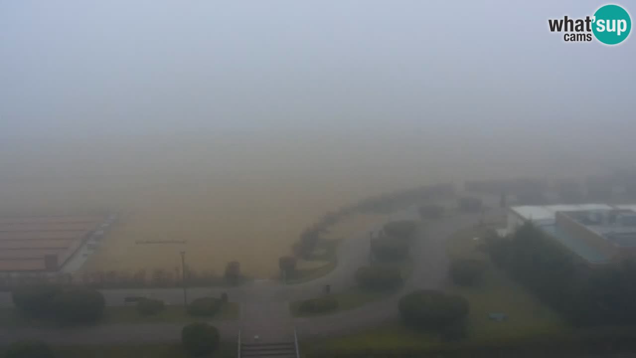 La spiaggia di Bibione webcam live e piazzale Zenit